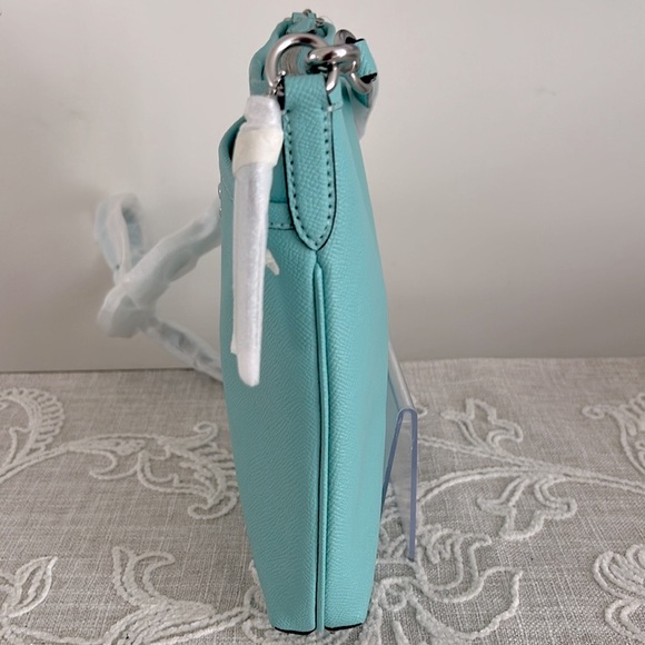 Coach NWT Kitt Teal Crossgrain Leather Messenger Bag - Picture 6 of 9